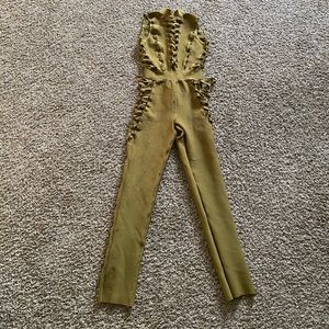 Olive green jumpsuit
